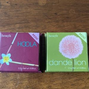 Benefit Hoola Bronzer and Dandelion Blush Minis